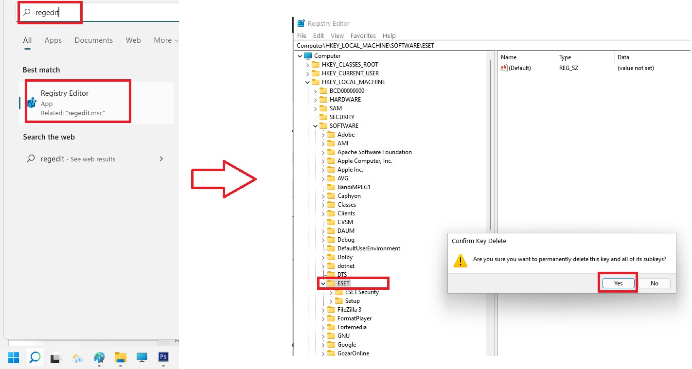 خطای invalid license / activation failed یا آپدیت نشدن نرم افزار آنتی ویروس nod32 — تصویر 3