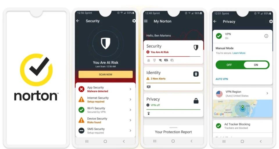دانلود ویروس کش گوشی سامسونگ Norton